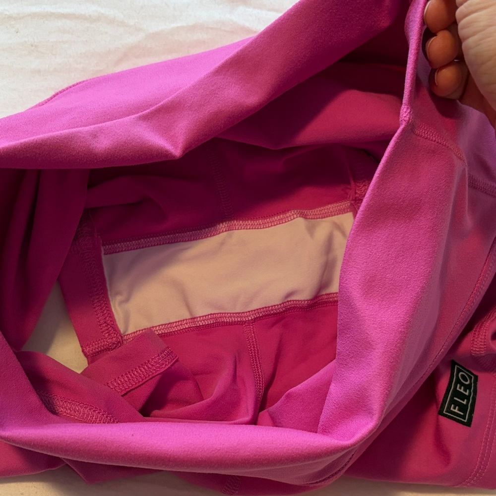 Fleo Women's Vibrant Pink Athletic Shorts - Picture 4 of 4